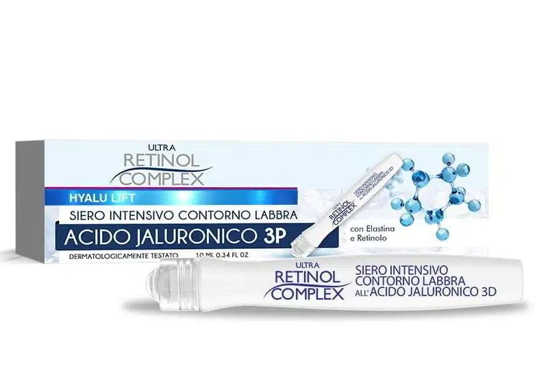 Siero Intensivo Labbra Acido Ialuronico – Rimpolpante e Anti-Rughe per il Contorno Labbra, 10ml
