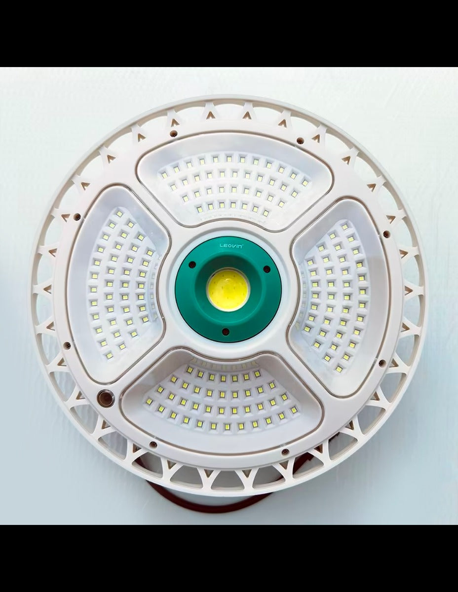 Plafoniera Solare 200W con 156 LED, Telecomando e IP66: Illuminazione Potente ed Eco-Sostenibile
