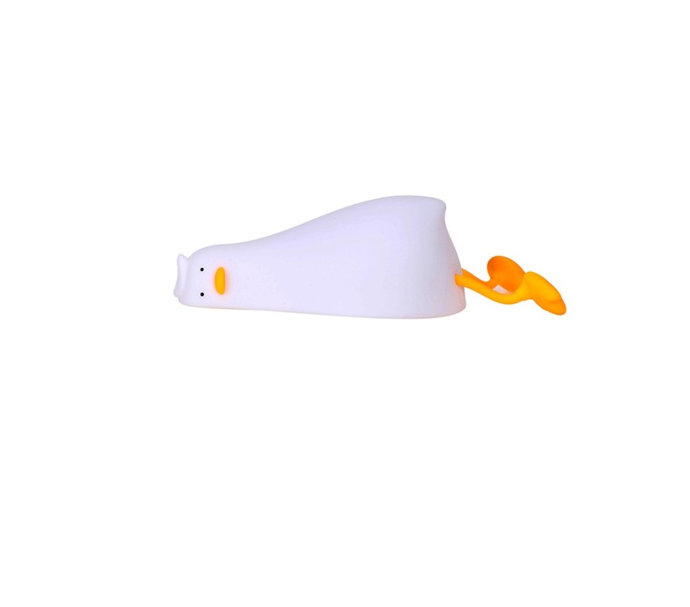 Luce Notturna a Forma di Anatra – Lampada LED Ricaricabile in Silicone