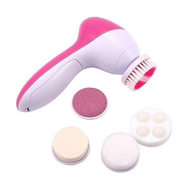 Massaggiatore Viso Corpo Facciale Purificatore 6 In 1 Massaggio Spazzola Pulizia