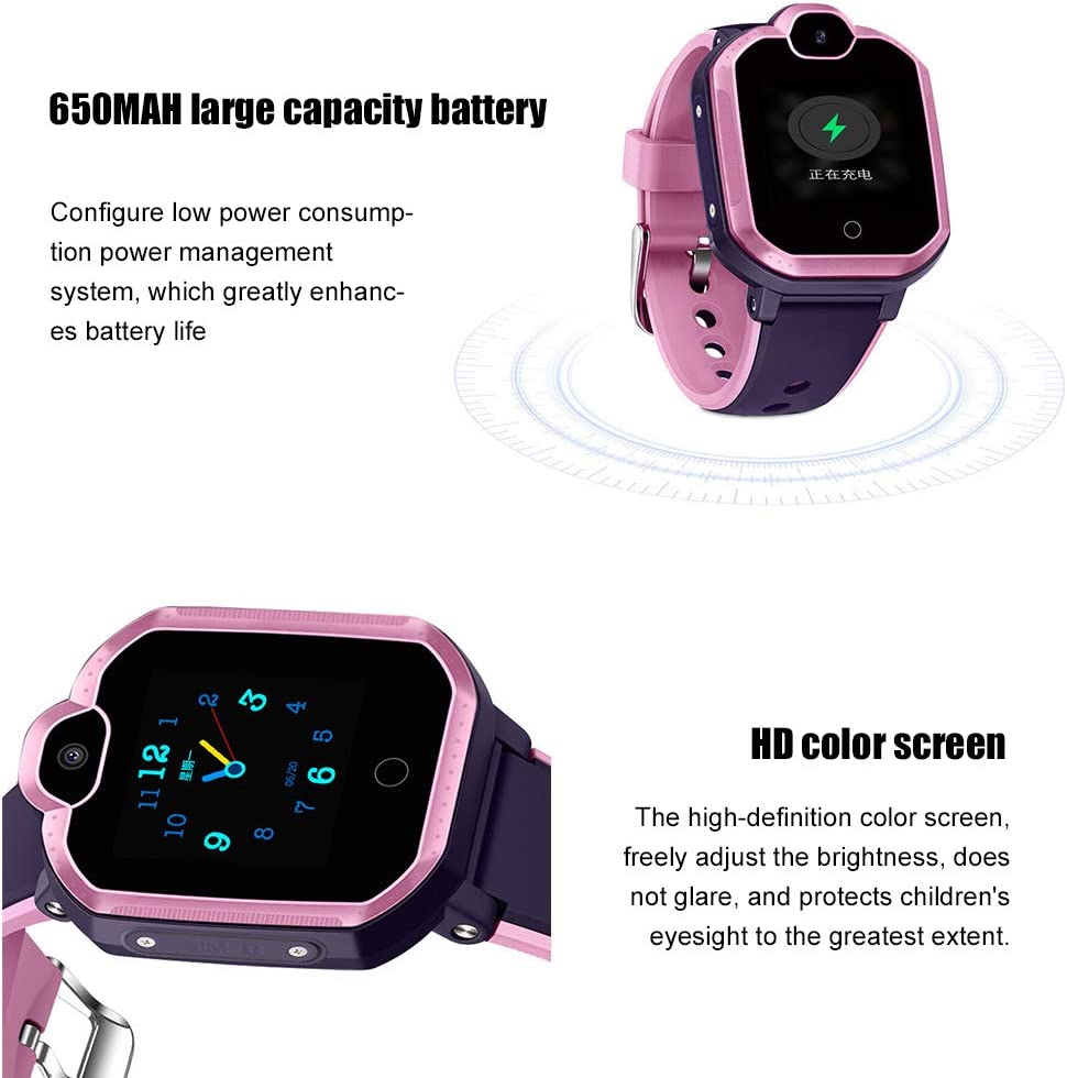 Orologio da bambino  impermeabile con telefono e chiamata di emergenza Smart Watch 4G GPS