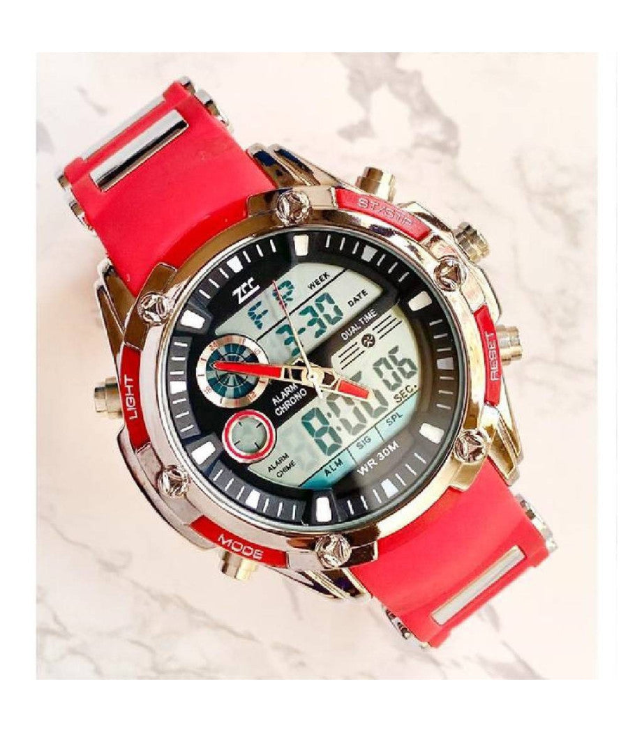 ZCC 1313 Orologio Uomo - Tecnologia Dual Time, Stile Sportivo e Funzionalità Intelligenti