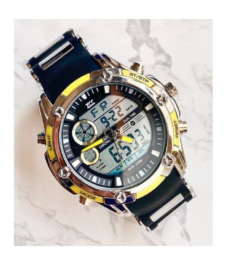 ZCC 1313 Orologio Uomo - Tecnologia Dual Time, Stile Sportivo e Funzionalità Intelligenti