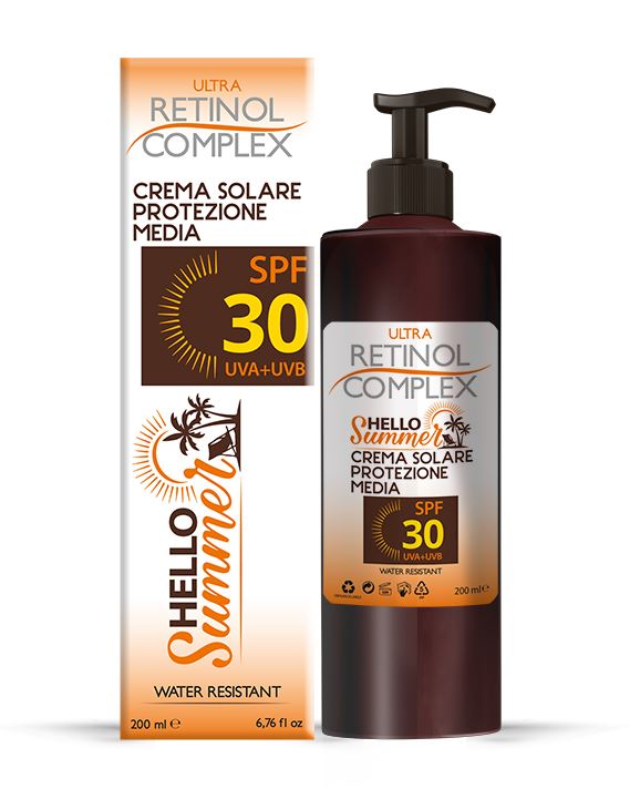 Retinol Complex Crema Solare Protezione Media SPF 30 150ml