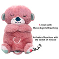Breathing Bear Peluche Lontra Calmante - Sensazione Grembo Materno Rosa