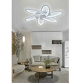 Plafoniera led  lampada moderna bianca a luce fredda naturale C15-F