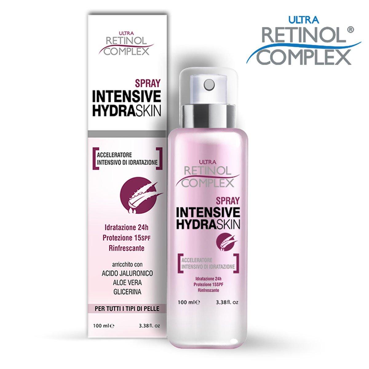 Spray Idratante Intensive Hydra Skin con Aloe Vera e Glicerina – Trattamento Antirughe e Rimpolpante per Viso – 100 ml