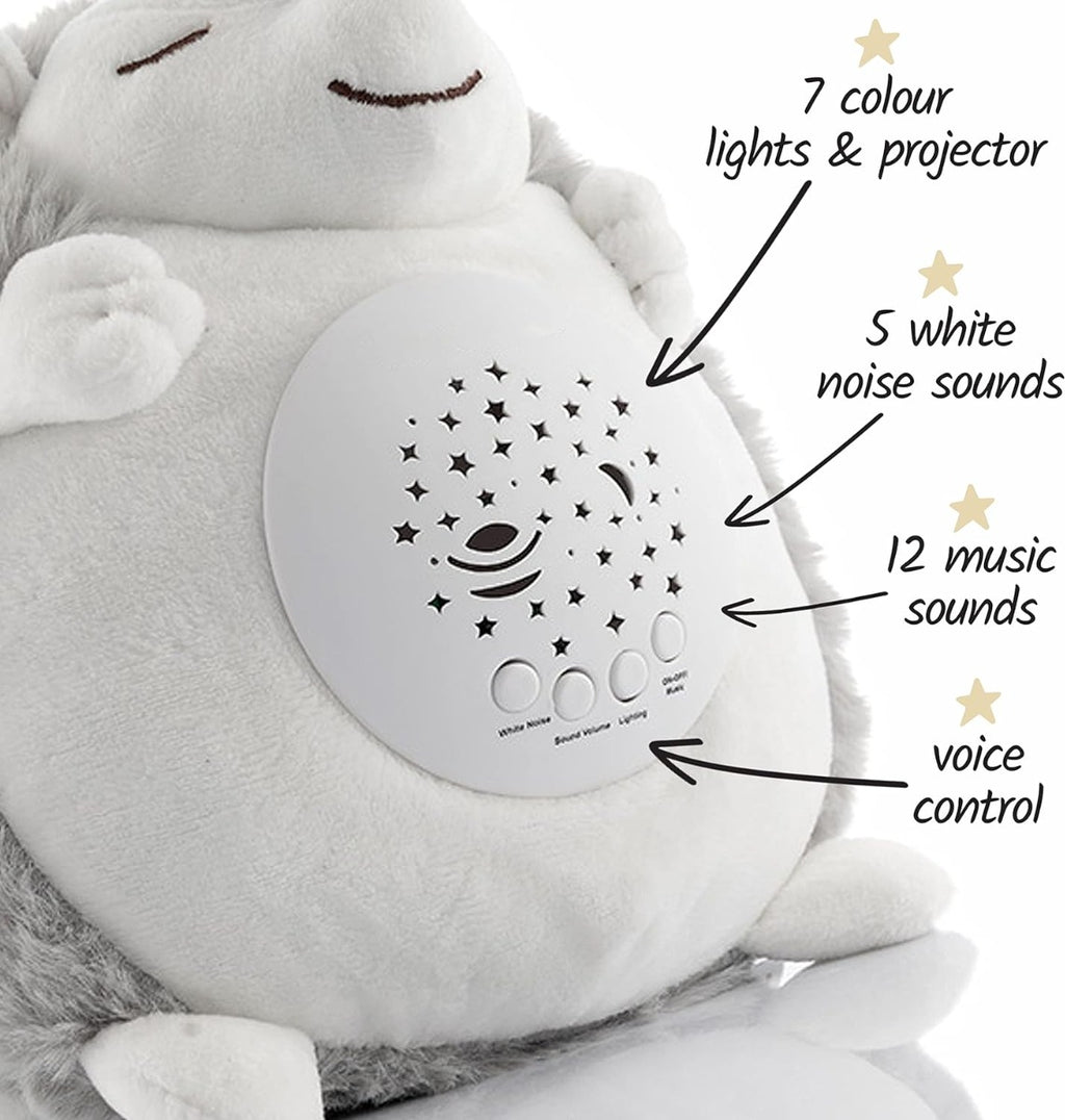 Riccio di Peluche con suoni e luci Proiettore Antibuio Spikey