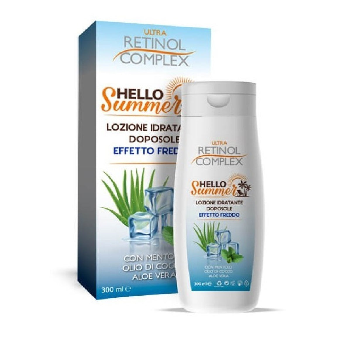 Retinol Complex Lozione Idratante Doposole Effetto Freddo 300ml