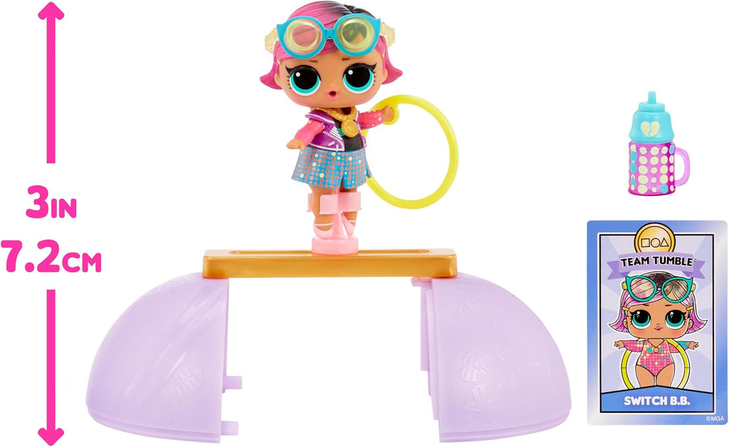 LOL Surprise All Star Sports Ginnastica – Bambola da Collezione con 8 Sorprese