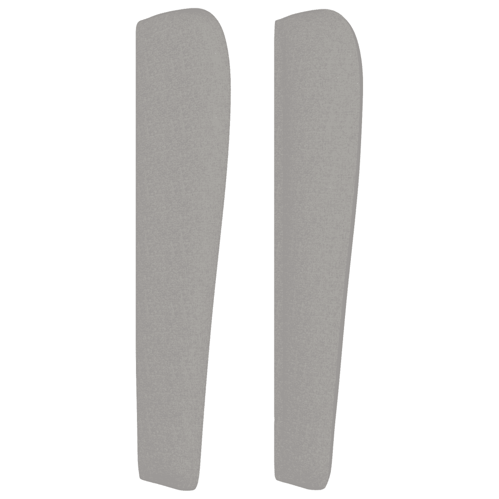 Giroletto a Molle con Materasso Grigio Chiaro 80x200 cm Tessuto