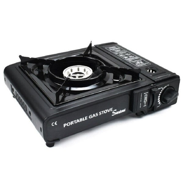 Fornello Acciaio A Gas Q-Ws155 Campeggio Casa Portatile 2900w Piano Cottura Cucina