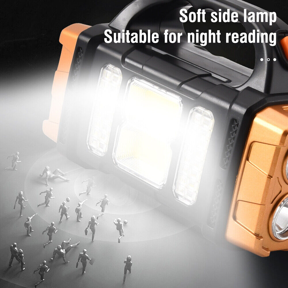 Torcia luminosa da campeggio lanterna LED portatile solare torcia ricaricabile escursionismo
