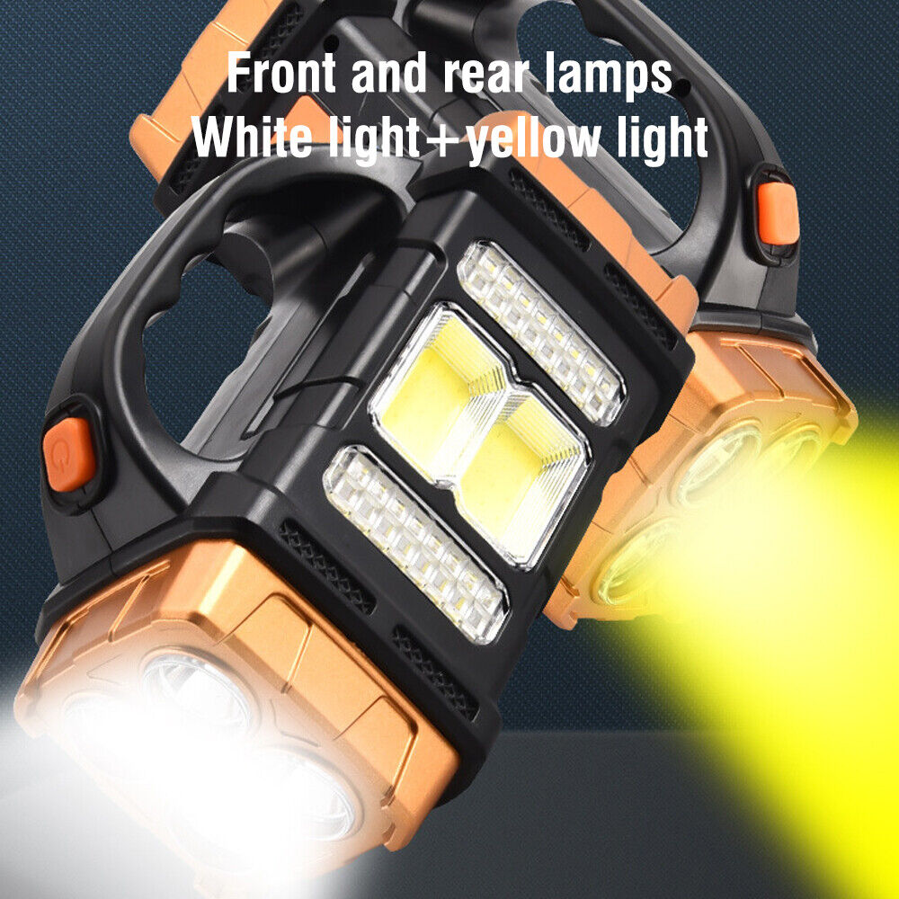 Torcia luminosa da campeggio lanterna LED portatile solare torcia ricaricabile escursionismo