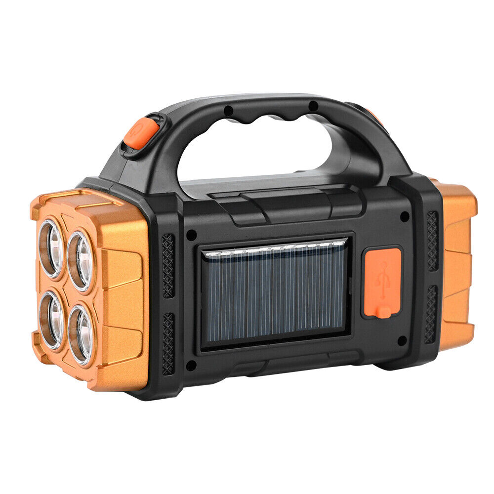 Torcia luminosa da campeggio lanterna LED portatile solare torcia ricaricabile escursionismo