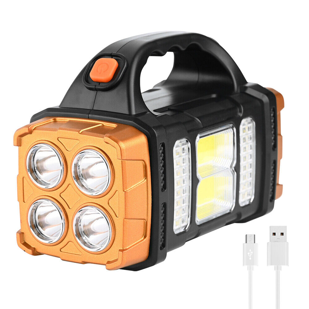 Torcia luminosa da campeggio lanterna LED portatile solare torcia ricaricabile escursionismo
