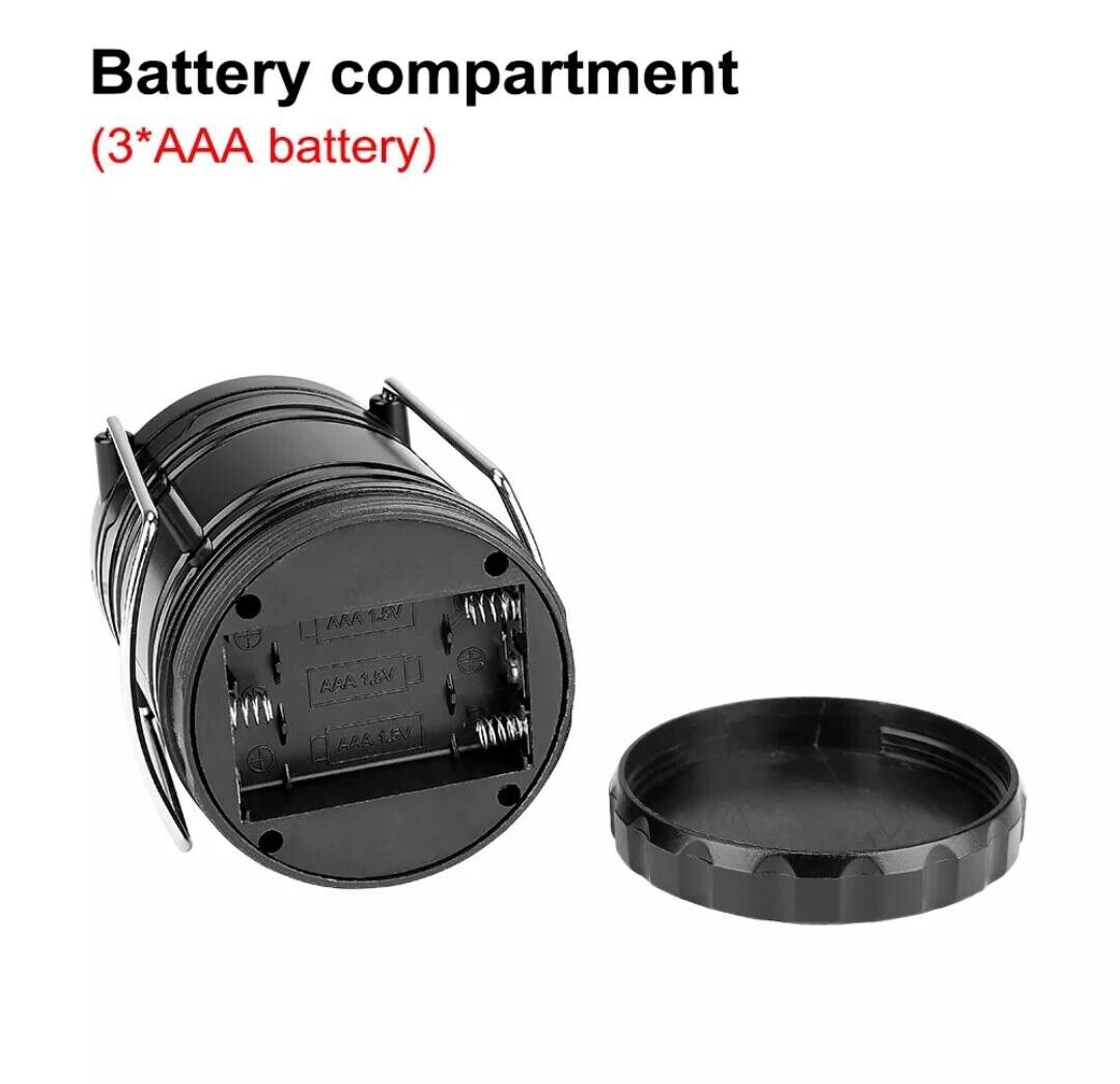 Lanterna led 256 lumen estraibile compatta appendibile