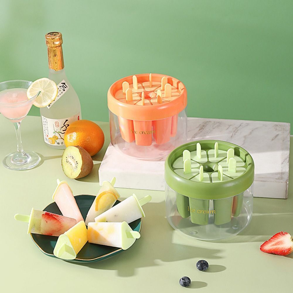 Stampi per ghiaccio da cucina 8 cavità stampi per gelato strumento lecca-ghiaccio