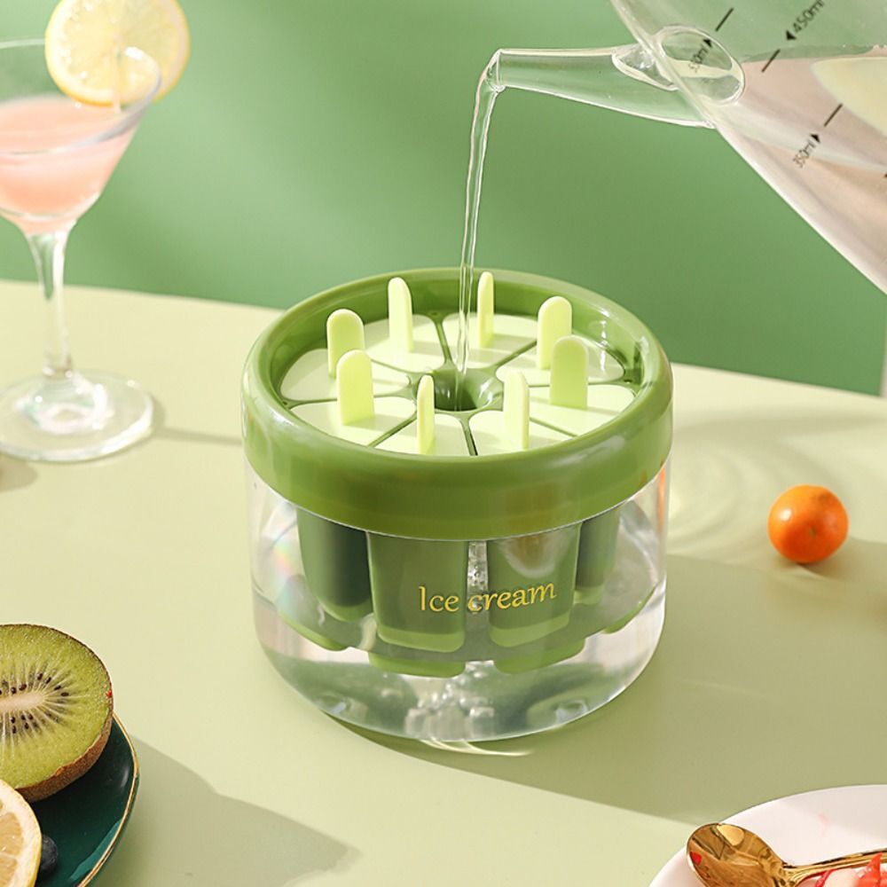 Stampi per ghiaccio da cucina 8 cavità stampi per gelato strumento lecca-ghiaccio