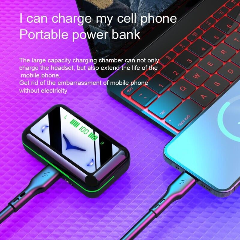 Auricolari Wireless Auricolari Bluetooth Cuffie Mini Auricolari Impermeabili TWS Pod