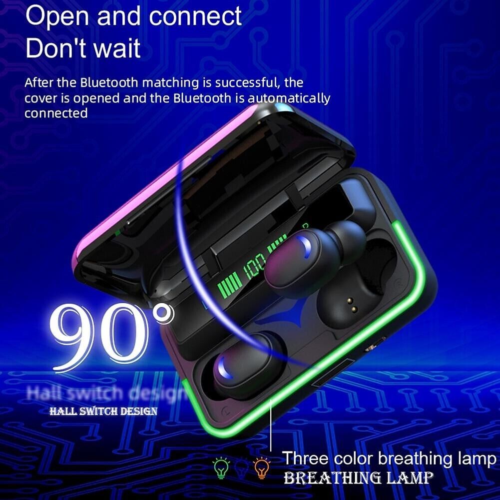 Auricolari Wireless Auricolari Bluetooth Cuffie Mini Auricolari Impermeabili TWS Pod