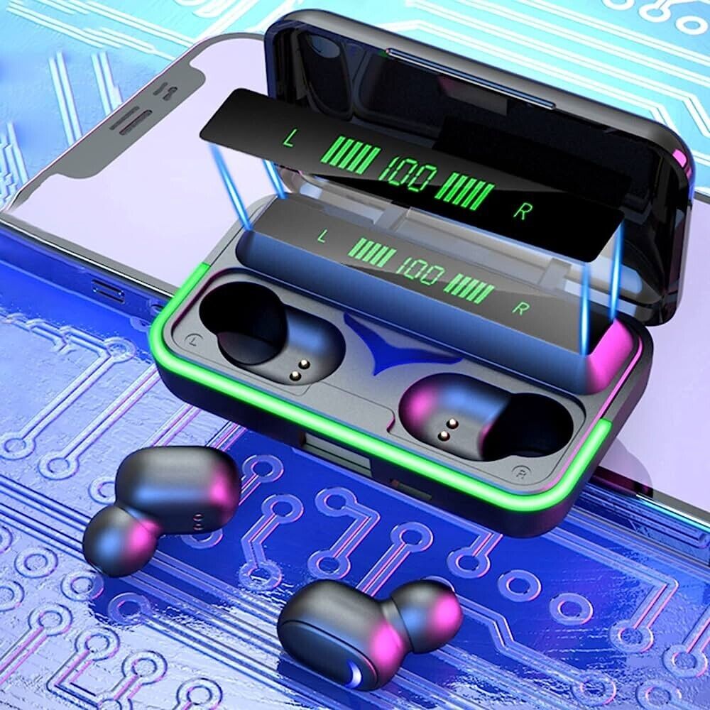 Auricolari Wireless Auricolari Bluetooth Cuffie Mini Auricolari Impermeabili TWS Pod