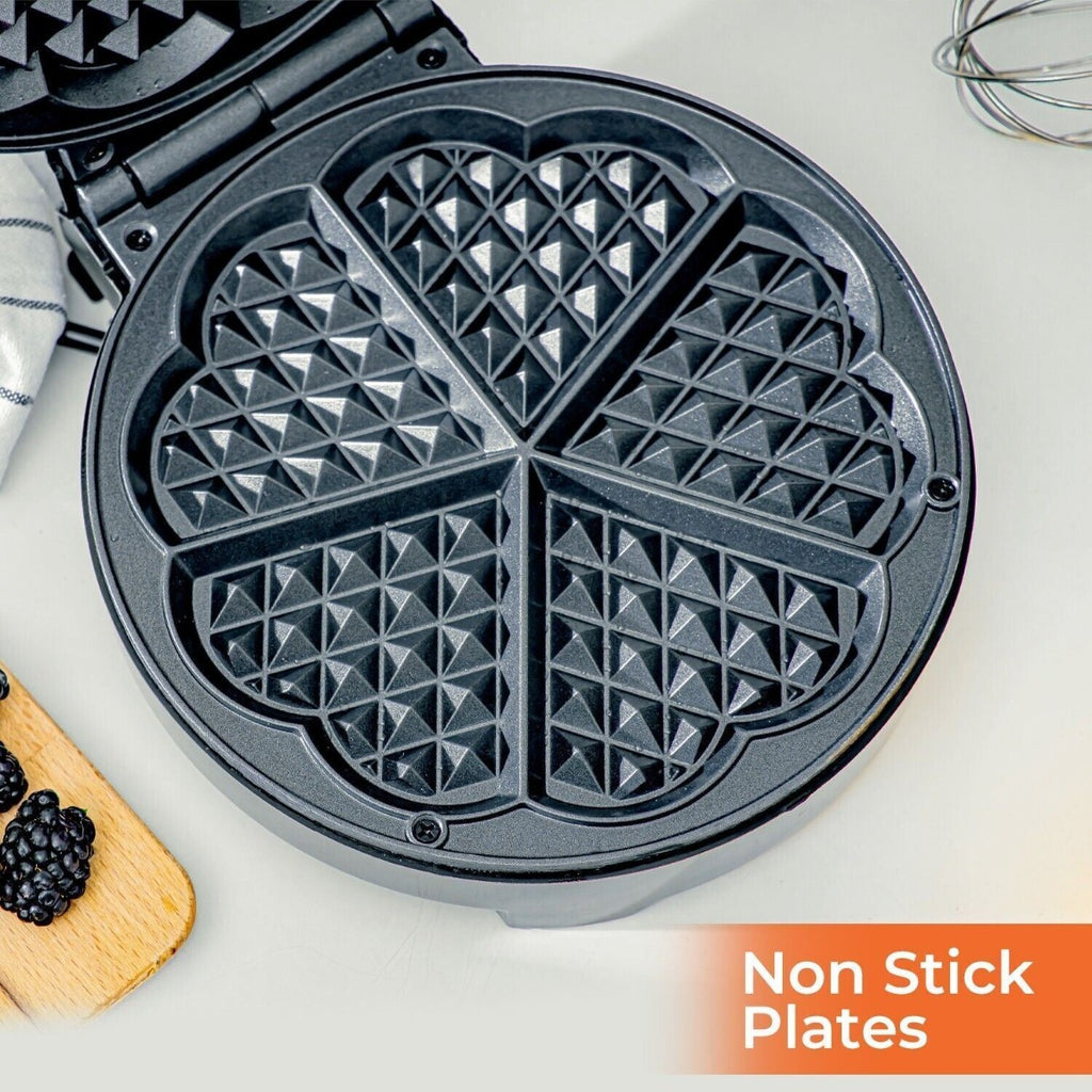 Piastra elettrica macchina waffle maker a forma di cuore 1000w griglia piastre antiaderenti