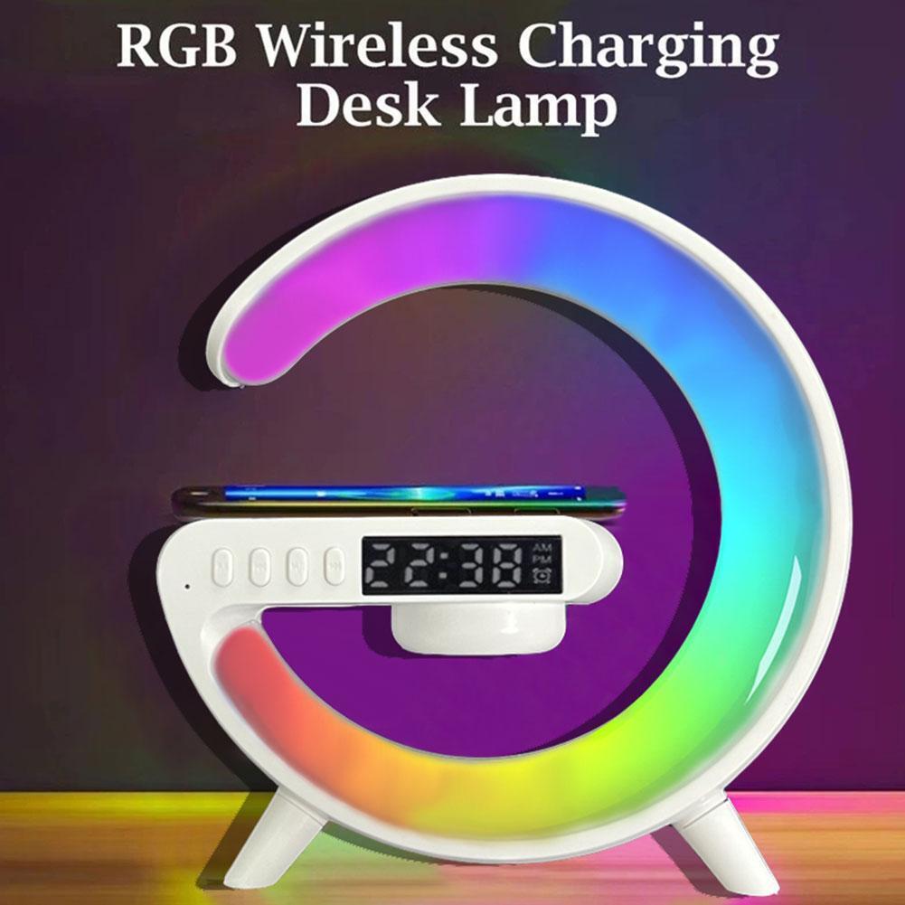 Lampada LED intelligente Bluetooth altoparlante caricabatterie wireless