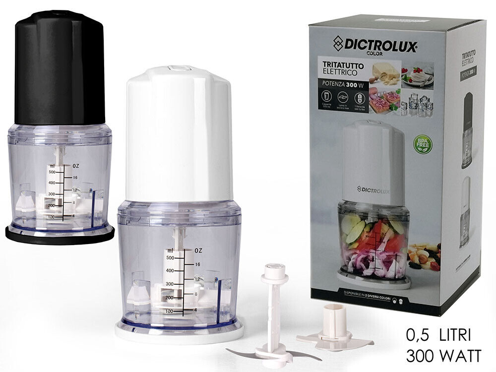 Tritatutto frullatore elettrico da cucina trita tutto mini robot da cucina 500ml