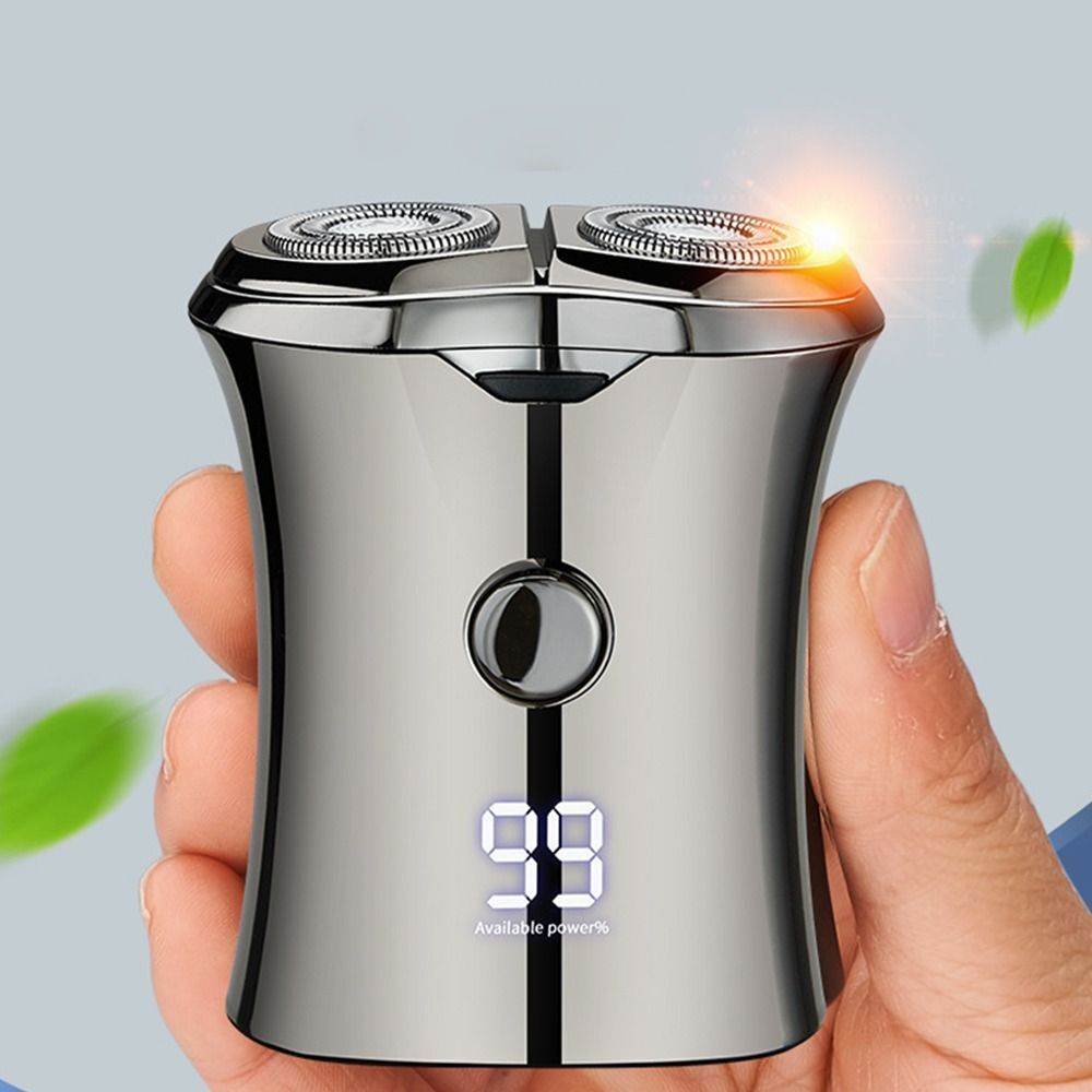 Rasoio elettrico portatile con pulsante semplice ed elegante display a schermo intelligente