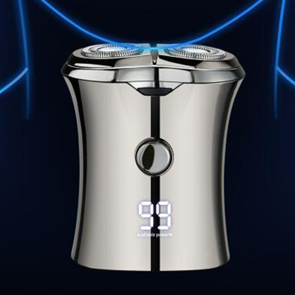 Rasoio elettrico portatile con pulsante semplice ed elegante display a schermo intelligente
