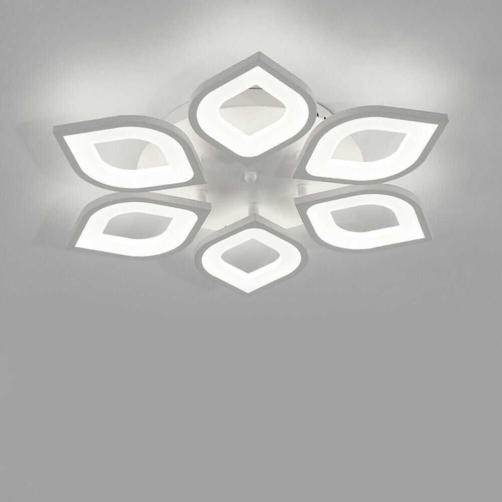 Plafoniera a LED lampadario da soffitto dimmerabile a forma di fiore C27-BN