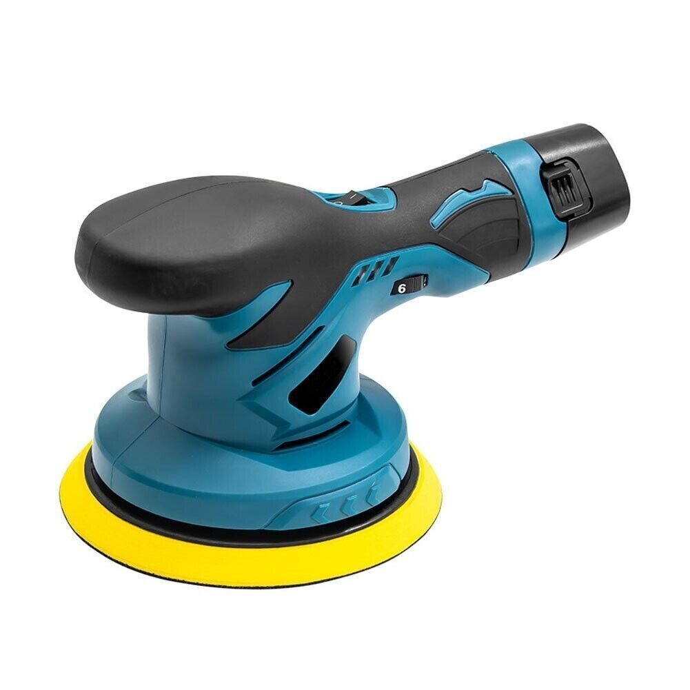 Lucidatrice rotorbitale con singola batteria 12v 6 velocità levigatrice per auto