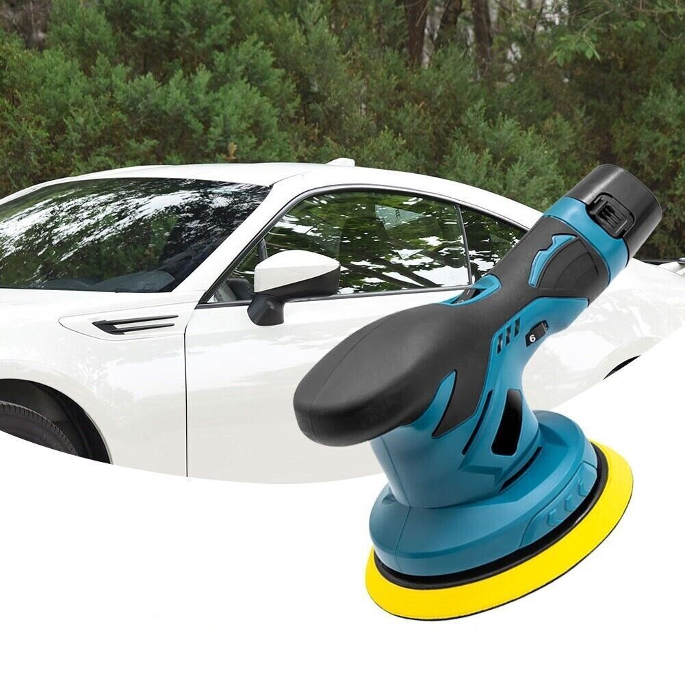 Lucidatrice rotorbitale con singola batteria 12v 6 velocità levigatrice per auto