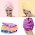 Set da 5 pezzi asciugamano capelli turbante microfibra shampoo bagno doccia super assorbenti