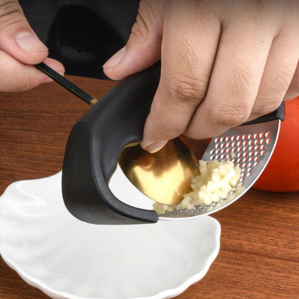 Schiacciatrice manuale aglio in acciaio inox strumento da cucina strumento da cucina