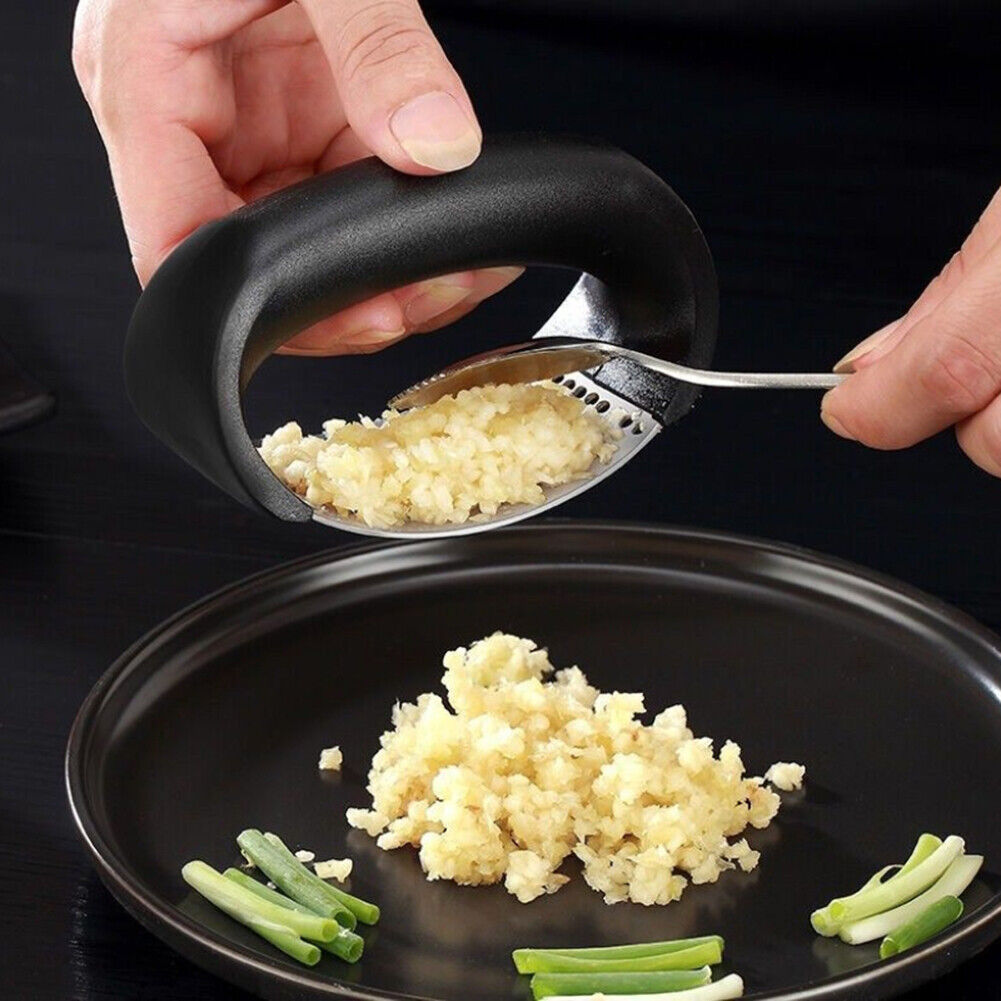 Schiacciatrice manuale aglio in acciaio inox strumento da cucina strumento da cucina