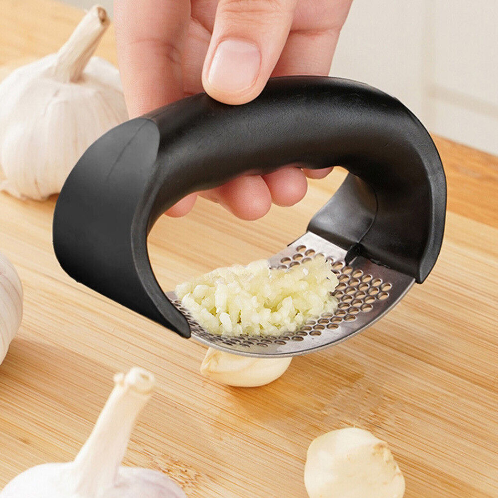 Schiacciatrice manuale aglio in acciaio inox strumento da cucina strumento da cucina