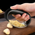 Schiacciatrice manuale aglio in acciaio inox strumento da cucina strumento da cucina