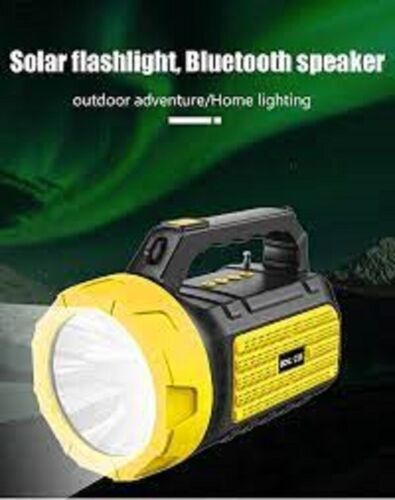 Torcia speaker cassa bluetooth 5w ricarica solare radio fm lettore mp3 portatile