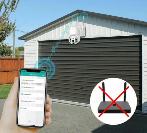 Telecamera IP Esterna Full HD 1080P Wireless WiFi con Autotracking
