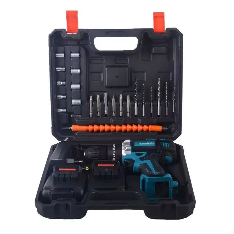Trapano Avvitatore a Percussione 48V con Doppia Batteria e Valigetta Accessoriata