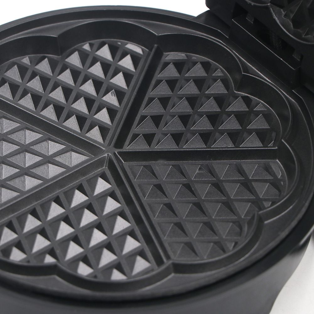 Piastra elettrica macchina waffle maker a forma di cuore 1000w griglia piastre antiaderenti