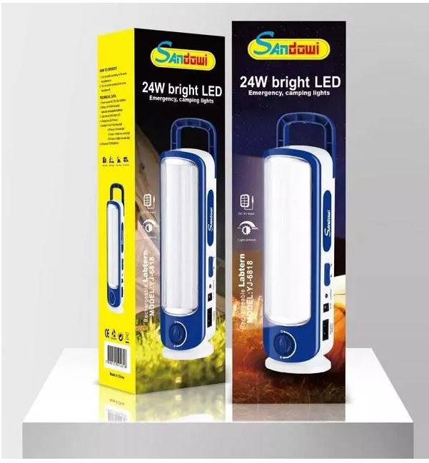 Lampada ricaricabile led 630 lumen