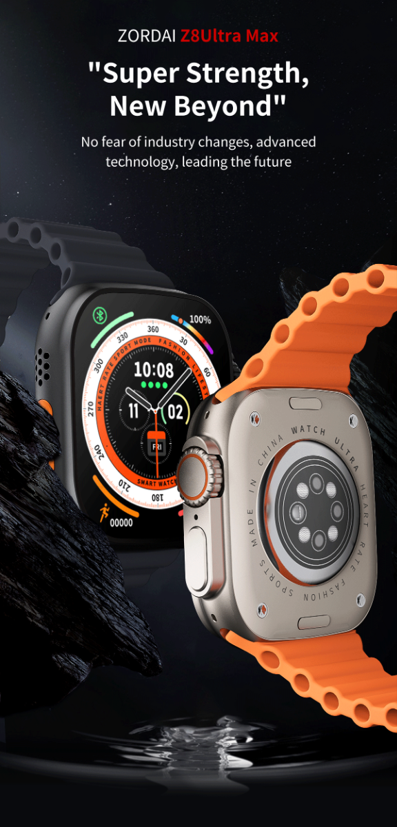 Smart Watch Series 8 Bluetooth Dial Call NFC Sports Smartwatch braccialetto Fitness con ricarica Wireless