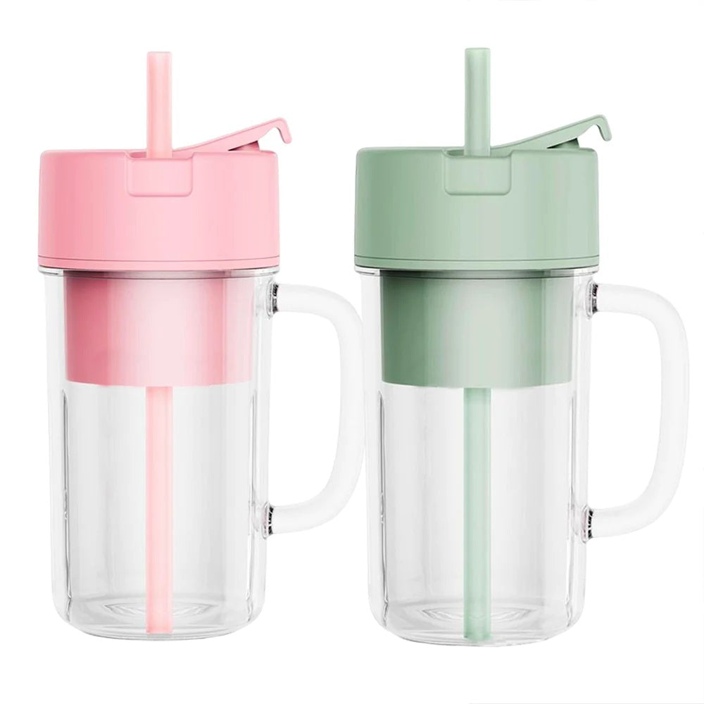 Frullatore Portatile Elettrico con 8 Lame in Acciaio – Ricaricabile USB, Spremiagrumi e Mixer da Viaggio