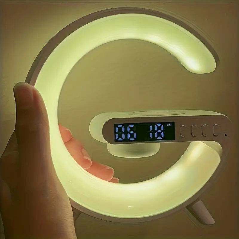 Lampada LED intelligente Bluetooth altoparlante caricabatterie wireless