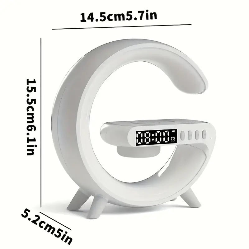 Lampada LED intelligente Bluetooth altoparlante caricabatterie wireless