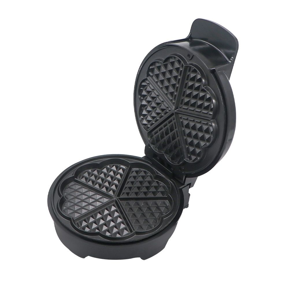 Piastra elettrica macchina waffle maker a forma di cuore 1000w griglia piastre antiaderenti