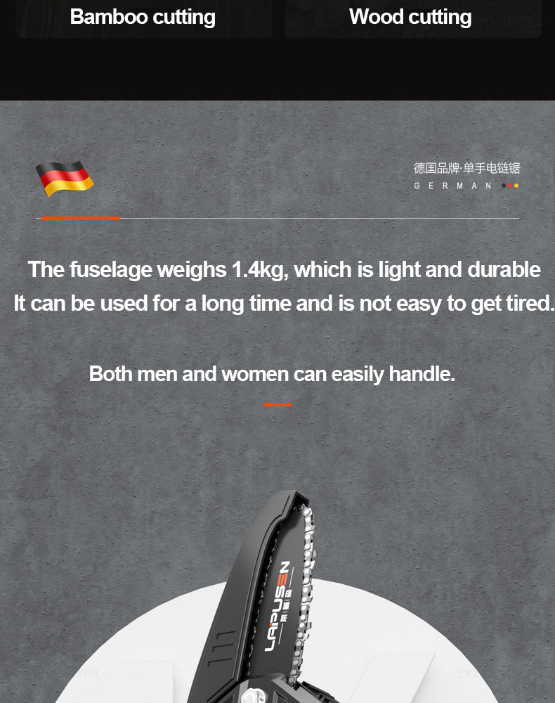 Potatore motosega a batteria Professionale fino a 18 cm